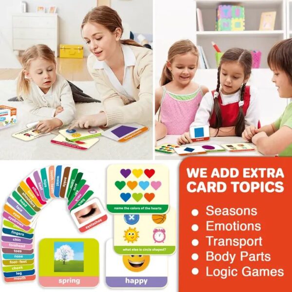 Flash Cards Montessori 120 Pcs - Image 5